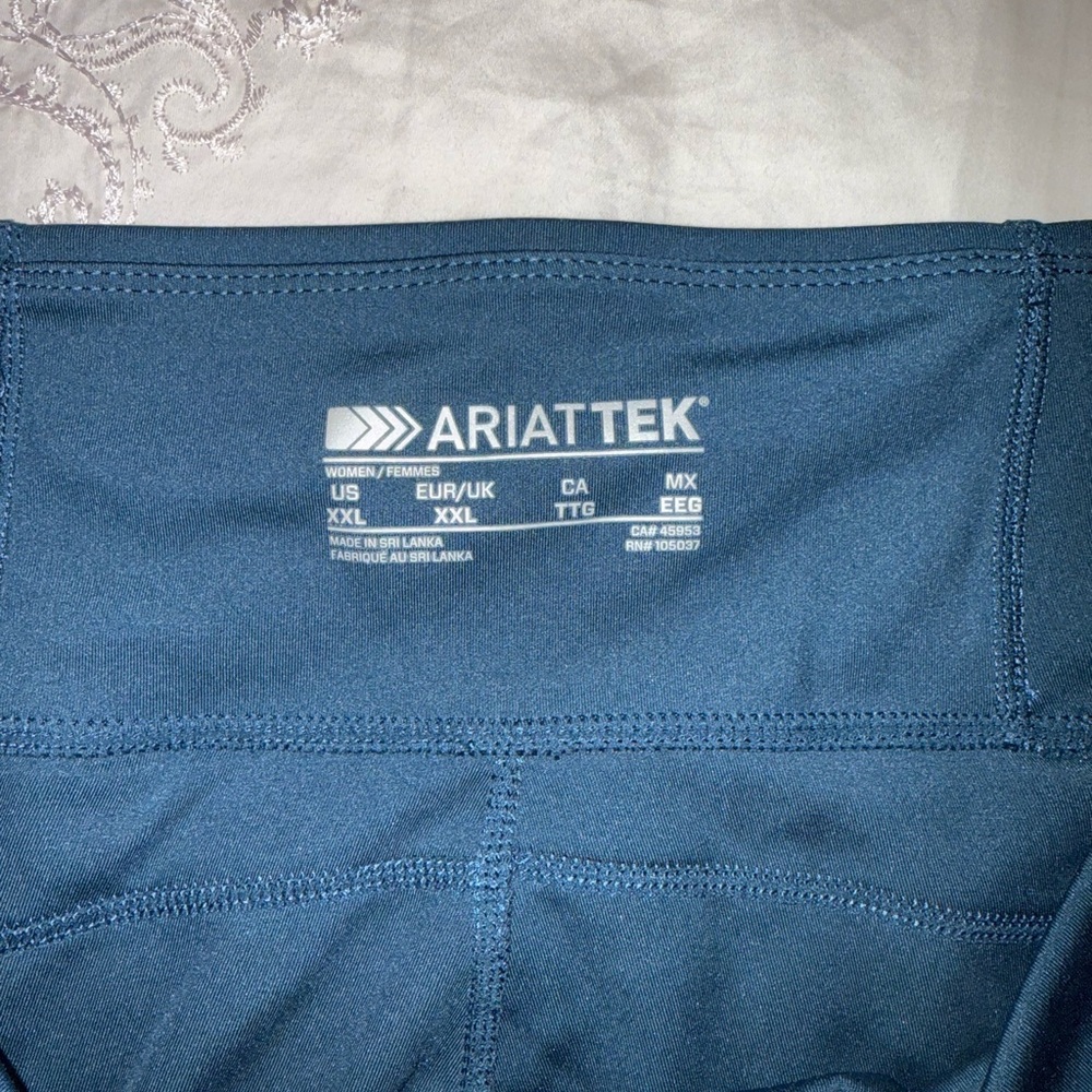 Ariat NWOT Blue Eos Moto Full Seat Tight - Picture 6 of 13